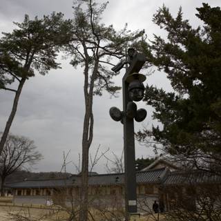 Surveillance and Illumination in Seoul Night Sky