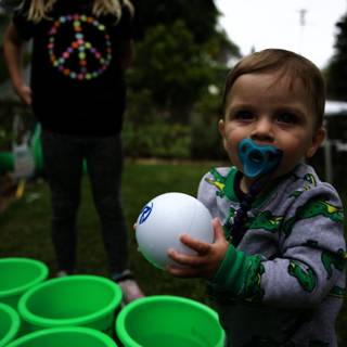 Fun with Balls and Cups at Cam's Grad Party