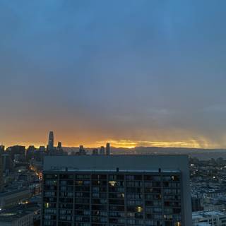 Serene Sunset over San Francisco's Metropolis