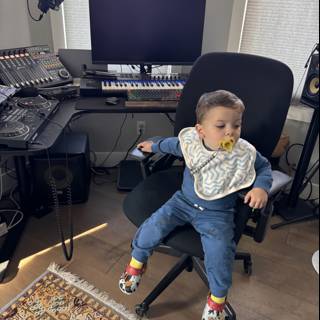 Little Maestro in the Studio