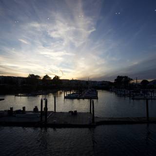 Sunset Bliss at Fort Mason Marina - December 2023