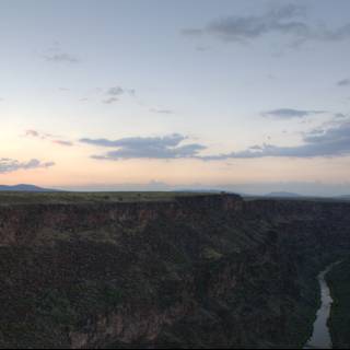 Sunset Over the Canyon