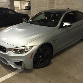 Parked M4 in Los Angeles Parking Garage