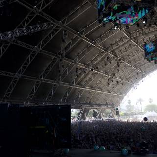 Stage Spotlight on Massive Coachella Crowd