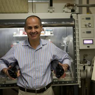 Nanotech Pioneer Omar M. Yaghi in Lab Coat
