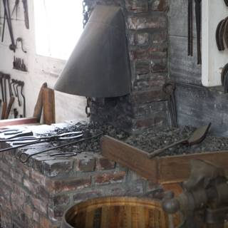 Forging Tools in a Historic Blacksmith Shop