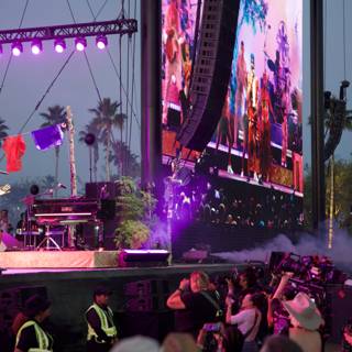 Vibrant Rhythms Under Palm Trees: Coachella 2024