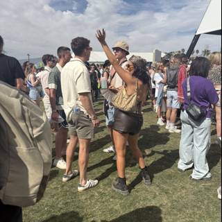 Festival Vibes Under Cloudy Skies