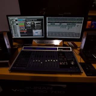 Mixing Music on a Modern Desk