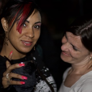 Two Women at a Nightclub Party in 2006