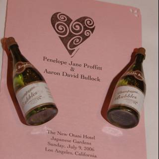 Romantic Wine and Beer Bottle Gift