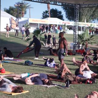 Sun, Fun and Yoga on the Grass at Coachella