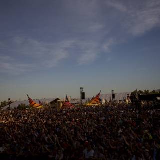 The Enthralling Crowd at Coachella Music Festival
