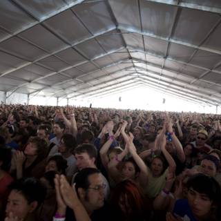 Coachella Concertgoers Raise the Roof
