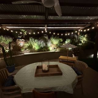 Evening Serenity on the Patio
