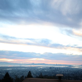 Sunset Over San Francisco Bay from Berkeley Hills