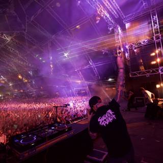 DJ ignites the crowd