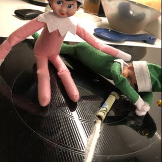 Elf on the Shelf Jams Out to Vinyl