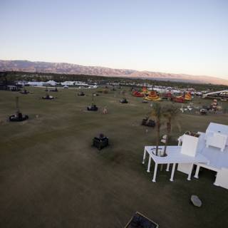 Aerial View of Coachella Airfield