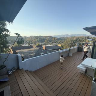 Sunset Serenity on a Los Angeles Terrace