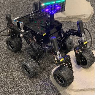 Light-Up Robot Display at Aria Resort & Casino