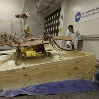 Working on the Mars Rover