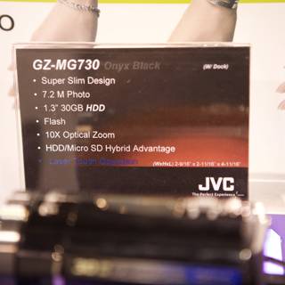 JVC Camera Display