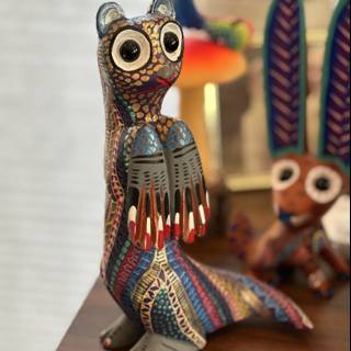 Colorful Handcrafted Animal Figurine