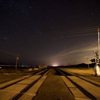 Nighttime Railway Passage