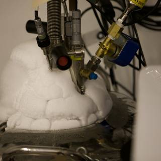 Snow Machine with Hose Attachment