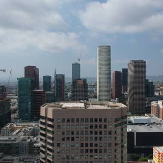 A Bird's Eye View of LA's Metropolitan Skyline