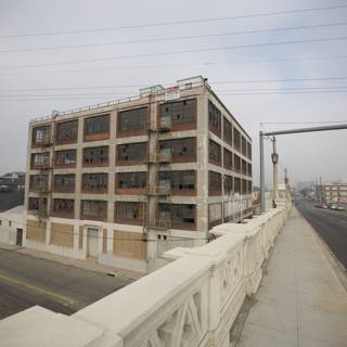 Abandoned Building on the City Freeway
