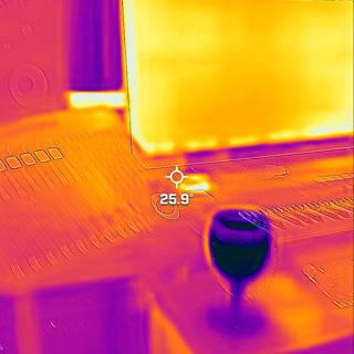 Thermal Image of SLD Computer Monitor