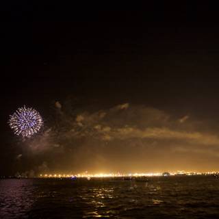 Awe-Inspiring Fireworks Spectacle Over San Francisco Bay