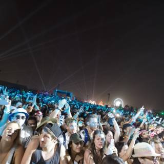 Hands Up in the Music Festival Crowd