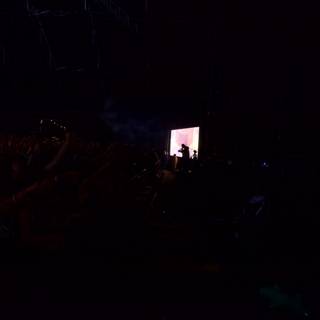 Coachella Concertgoers Enjoying the Show on the Big Screen