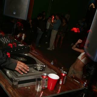 DJ Drops Beats at Nightclub