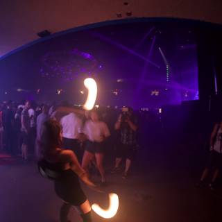 Fire Dancing in the Nightclub