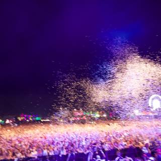 Confetti Explosion at Coachella