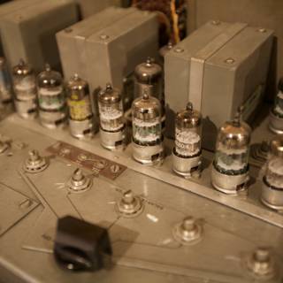 Vintage Tube Amplifier Up Close
