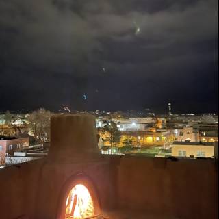 Rooftop Fire Pit in Santa Fe