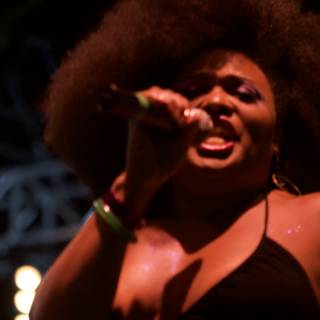 Afro Queen on the Mic