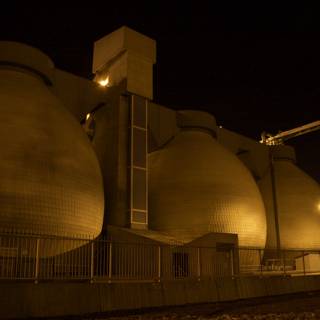 Illuminated Industrial Architecture