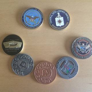 Military Coins Circle Emblem