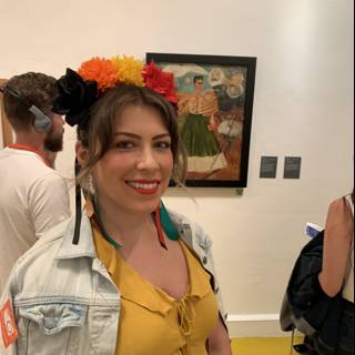 Flower Crown in the Art Gallery