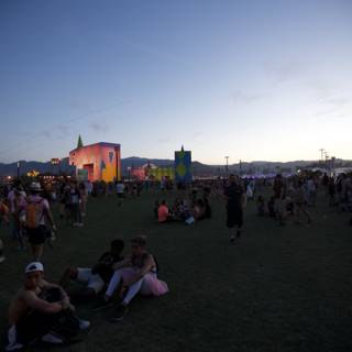 Relaxing on the Hill at Coachella