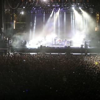 Lights and Excitement at Coachella Rock Concert