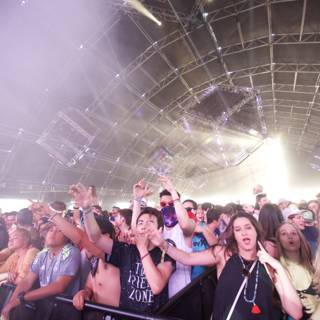 Coachella Music Festival's Energetic Crowd