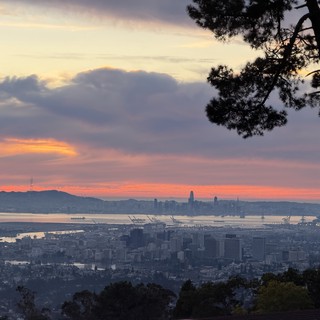 San Francisco Bay Sunset from Oakland Hills