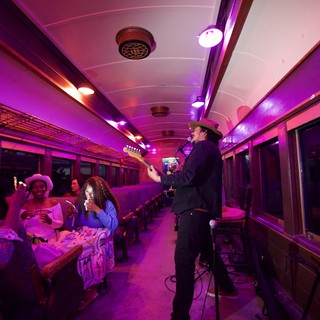 Live Country Music Performance on Vintage Train Car